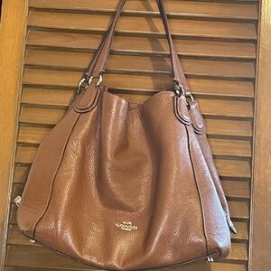 Coach Pebbled Leather Edie 31